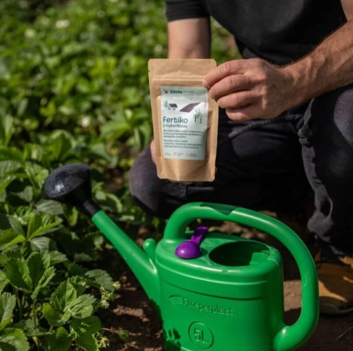 Mikrobiálna výživa rastlín s mykorhizou FERTIKO použitie